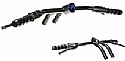 TB-R Motorcycle Hand Controls & Handlebars w/ Wire Plus Gauge