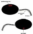 ELIM-T Eliminator Digital Mirror Motorcycle Speedometer / Tachometer