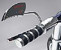 SABR-X-T Saber Digital Mirror Motorcycle Speedometer / Tachometer w/ Indicators